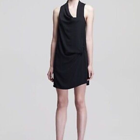 Helmut Lang Women's Solar Drape Dress size 4-H8 - Picture 1 of 8